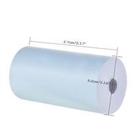 Color Thermal Paper Roll 57*30mm (2.17*1.18in) Bill Receipt Photo Paper Clear Printing for PeriPage A6 Pocket Thermal mėlyna