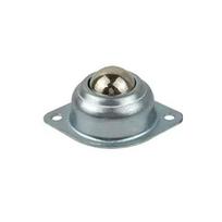 Tylus Universali Sukama Rutulinė Konvejerio Ratuko Caster Nerūdijančio Plieno/Nailono Rutuliniai Perdavimo Ritinėliai Flanšiniai Ritininiai Guoliai Konveijeriui CY-12A(Carbon Steel)