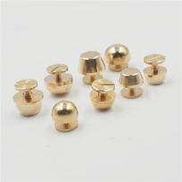 Žalvariniai ir variniai kniedės: Kampinis, Kibiro, Grybo, Plokščiapadis ir Apvaliapėdis Rankinės Dugno Kniedės 10mm Bucket Studs with 9*6 Screws