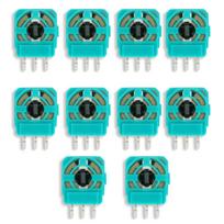 10 vnt. XboxOne vairasvirtės potenciometras 3D analoginis jutiklis Vairasvirtės mygtukas 3D analoginės vairasvirtės šoninis keitimas blue