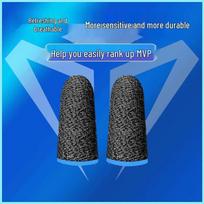 Esports Game Finger Sleeves: Sweatproof, Non-slip, Ultra-thin Thumb Sleeves for Mobile Games like King of Glory & PUBG black