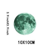 Šviečiantys Mėnulio ir Planetų Sienų Lipdukai Vaikų Kambariams Pink Moon 10cm