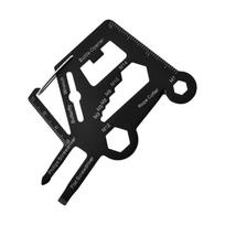 Multitool Card Survival Tool Card Includes Ruler Screwdriver Keychain For Emergency Survival Daily Use 1