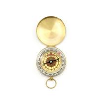 1Pc Brass Compass G50 Pocket Watch Retro Flip Compass Outdoor Mountaineering Multifunctional Luminous with Cover