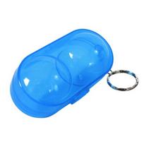 Plastic Ping Pong Box Buckle Closure 2 Balls Containable Anti Corrosion Table Tennis