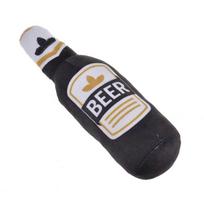 New Plush-filled Vodka Whiskey Bottle Squeaks and Sounds Pet Dog Dog Gnawing Tooth Grinding Toy 24*7 pilka