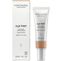 MÁDARA, Drėkinamasis veido serumas su atspalviu "H2O Tint", 3 SUN FLOWER, 30 ml
