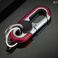Automobilio raktų pakabukas Kūrybingas raktų laikiklis Vyriškas Madingas Kempingas Laipiojimas Metalinis raktų žiedas Automobilio stilius Auto Automobilio raktų pakabuko aksesuarai oranžinė