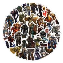 10/50 vnt. Warhammer 40000 lipdukai 40K „pasidaryk pats“ lipdukai Scrapbookingui Telefonui Bagažui Riedlentei Vandeniui atsparūs lipdukai 10pcs