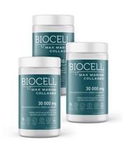 Jūrinis kolagenas BIOCELL Max Marine rinkinys, 3 vnt