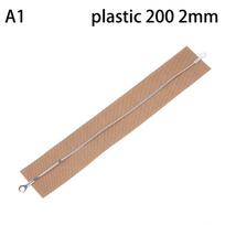 200/300/400 mm Impulsinio sandariklio atsarginės dalys Remonto rinkinys Šilumos sandarinimo juostelės Pakeičiami elementai Šildymo juosta Sandarinimo mašina plastic 200 2mm beige