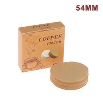 100 vnt. Kavos filtro popierius Espresso popieriniai filtrai 54/56/60/62/64/68 mm Disko ekranas Portafilter mašinos įrankiams 54mm chaki