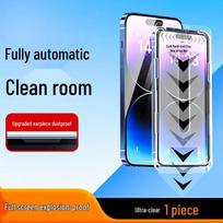 Dust-Free Apple Tempered Film for iPhone 17 Pro Max, 16 Pro, and iPhone 15 17 Pro Max (6.9-inch thick)