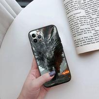 MH51 Drakono Motinos telefono dėklas, skirtas iPhone 7 8 11 12 13 14 15 16 17 16E XS Pro Max XR X SE Air iPhone 13 juodmedis