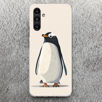 Animacinis P-Pingu pingvinas telefono dėklas, skirtas Samsung Galaxy A17 A16 A56 A15 A55 A14 A54 A13 A53 A36 A35 A34 A33 A26 A25 A24 A23 A05S A Samsung A56