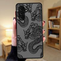 Case for Samsung Galaxy A17 A52 A14 A23 A73 A33 A34 A36 A53 A16 A15 A54 A52S A72 A35 A56 A55 Phone Cover Chinese Dragon Galaxy A26 5G