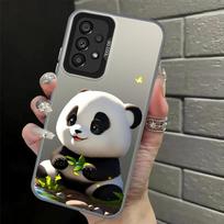 Cute Panda Case for Samsung Galaxy A10 A20 A54 A72 A06 A07 A56 A04 A05 A51 A52 A50 A03 A71 Back Phone Cover Galaxy A55 5G