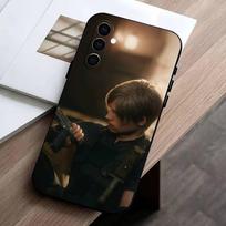 Leon-S Resident Evil 4 Agent  Phone Case Black Silicone Soft For Samsung Galaxy A73,A72,A71,A70,A53,A52,A51 Samsung a40