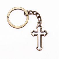Ankh Kryžiaus Pakabukas Raktų Grandinėlė Egipto Amuletas Raktų Laikiklis 28mm Žiedas A15-1pcs-38x22mm