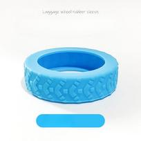 Suitcase Wheel Covers  Luggage Foot Wheel Protectors, Shock Absorbing Suitcase Wheel Protectors, Special Luggage Foot Wheel Protectors 1pc mėlyna