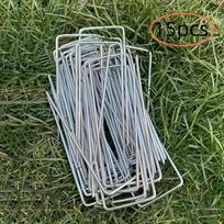 15/25/50 vnt. Cinkuoti U formos sodo kraštovaizdžio kuolai augalų atramai, saugumui ir gėlių apsaugai 15pcs