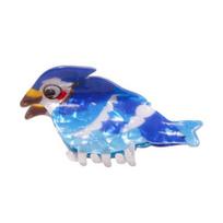 Colorful Bird Hair Claw Clip Strong Hold Non Slip Parrot Sparrow Hummingbird Shape Hair Clamp Hair Accessories for Women Girls G