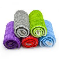 Water Replacement Mop Head Replaceable Mop Cloth Microfiber for Home Floor Kitchen Living Room Cleani MIT raudona