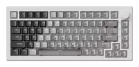 Klaviatūra AKKO 5075 V3 HE, baltos spalvos, USB-C