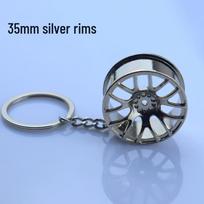 Auto Keychain Collection: Shock Absorber, Rotor, Wheel Hub, Gearbox, Turbocharger Pendants