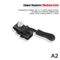 2/6Pcs Zipper Repair Kit Universal Instant Zipper Repair Replacement Fix Zipper Sliding Teeth Zipper Head For 3 Different Size A2