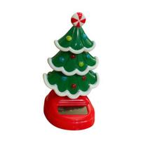 Christmas Solar Tree Swinging Tree Car Dashboard Decor A blue