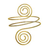 Adjustable Spiral Upper Arm Cuff Bracelet for Women, Boho Open Coil Arm Bangle Bracelet, Armband Jewelry for Festivals, Parties, Daily Wear sidabras