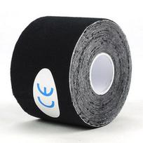 Elastic Kinesiology Sports Tape Athletic Strapping Muscle Bandage Adhesive Strain Injury Tape black-2.5cm*5m