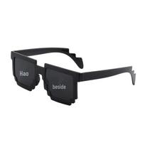 Pixelated Mosaic Glasses: Trendy Groomsmen Prank Shades for Weddings & Events
