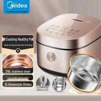 Midea 4L išmanusis ryžių viryklė su 316L nerūdijančio plieno indeliu, Kinijos kištukas (adapteris įtrauktas)