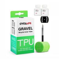 CYCLAMI Ypač lengvas Road MTB 29 dviračio TPU vidinė kamera padanga Prancūziškas vožtuvas FV 45mm Gravel 700C 32C 35C 37C 40C 47C Super lengvas 32-47C&65MM