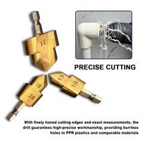 Spigot Reamer 6.35mm Hexagonal Shank PPR Plastics Pipes Spigot Expander Practical Drill Bit Plumber s Reaming Tool