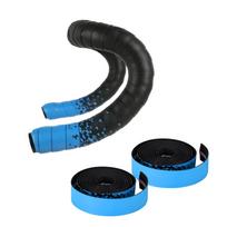 Bicycle Bar Tape Drop Handlebar Tape Anti-Slip Grip Tape Lightweight 21.5cm x 3cm x 0.3cm mėlyna