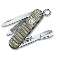 VICTORINOX Classic Precious ALOX Collection Infinite Gray Swiss Army Knife Small pilka spalva