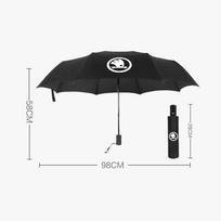 WUM1 Car Styling Portable Automatic 3-Fold Umbrella for Skoda Vehicles Suitable for Superb, Octavia, Rapid, Kodiaq, Kamiq, Karoq juoda