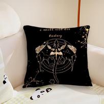 FFourth WWing Dragon cushion cover Plush Fabric Soft Double Sided Print Sofa Cushion Cover Throw Pillow Covers 30x30cm