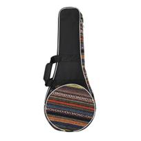 IRIN Mandolin Case Mandolin Oxford Gig Bag With Adjustable Shoulder Strap Striped Colorful Handbag Stringed Instrument Backpack