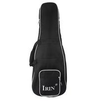 IRIN Mandolin Case Waterproof Oxford Fabric Guitar Bag Double Straps Black Guitar Backpack Handbag String Instrument Accessories
