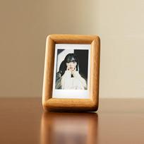 Mini Small 3Inch Photo Frame Tabletop Display Stand, for Polaroid Picture Couple Anniversary, Wedding Birthday Gift Home Decor 3inch 5.5x8.5cm