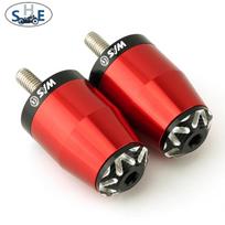 For SYM CRUISYM 125 180 300 GTS 250i 300i jet 14 125 JOYMAX Z300 Motorcycles CNC Aluminum Handlebar Grips Plug Handle Bar Ends raudona
