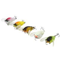 1vnt Cicada Bass vabzdžių žvejybos masalai, 4 cm alkūninis masalas, plaukiojantis