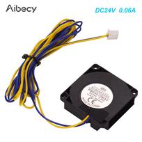 Aibecy 4010 ventiliatorius ventiliatorius 40 * 40 * 10 mm 12 V cc extrudeuse 24V juoda