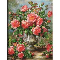 Pilnas 5D „pasidaryk pats“ deimantinis paveikslas „Camelia“ siuvinėjimas kryželiu namų dekoras, rankų darbo dovana 25x30cm