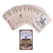 Senojo stiliaus Lenormand Oracle korta Taro kortų vakarėlio pranašystės stalo žaidimas įvairiaspalvis