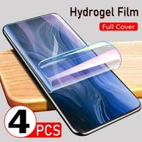 4 vnt Hidrogelio plėvelė ant ekrano, skirta Samsung Galaxy S10 S20 S9 S8 S21 Plus Ultra ekrano apsauga, skirta Note 20 8 9 10 iphone 11 gryna